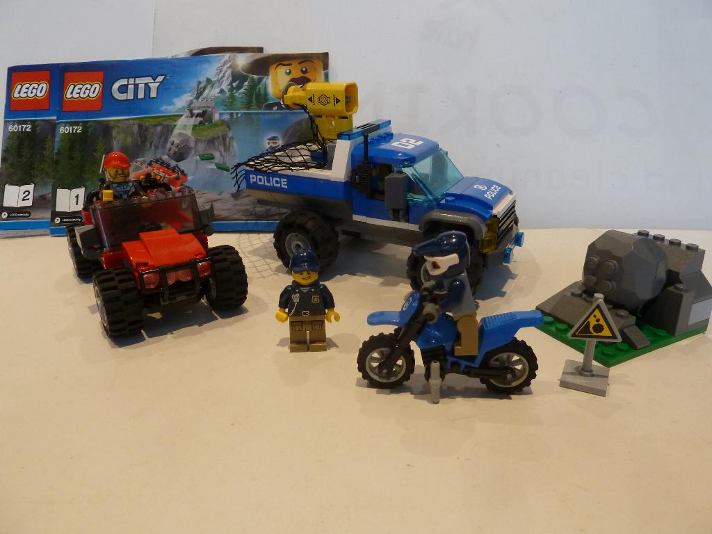 Lego City Mountain Police Dirt Road Pursuit 60172, City, Enlèvement ou Envoi, Lego, Ensemble complet