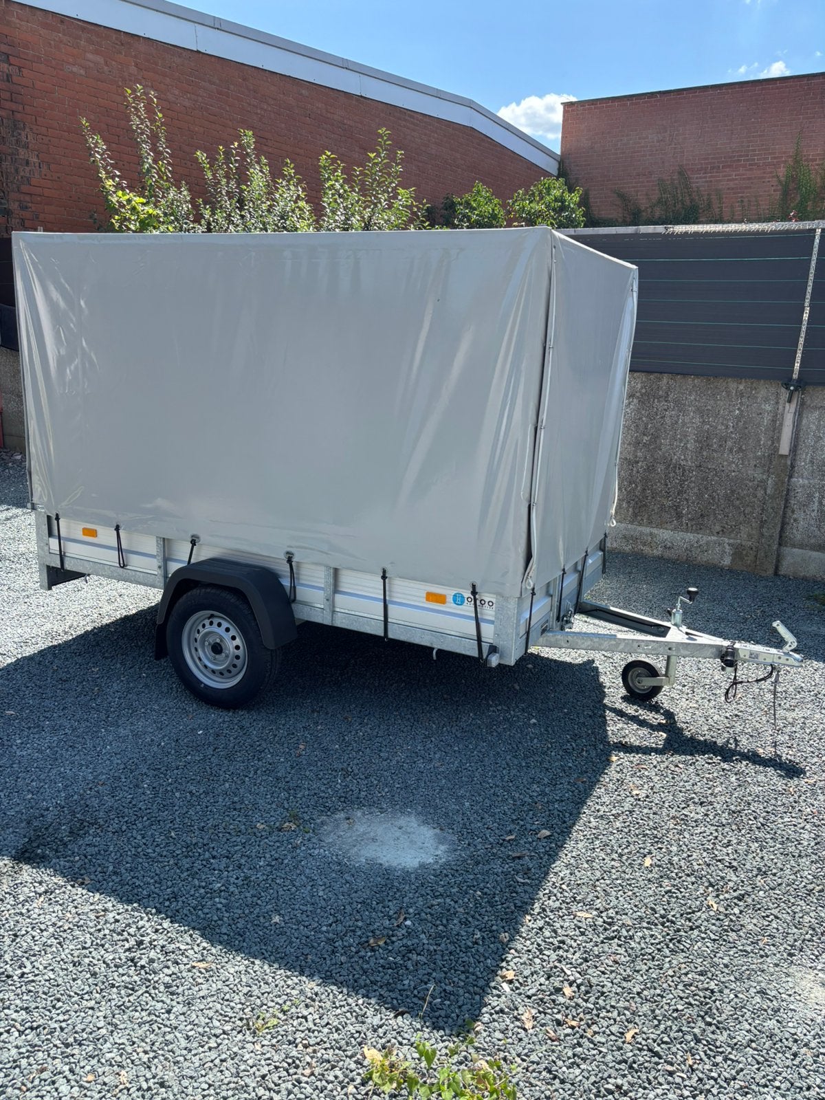 Aanhangwagen met huif 750kg nieuw XL, Auto diversen, Aanhangers en Bagagewagens, Ophalen of Verzenden, Nieuw