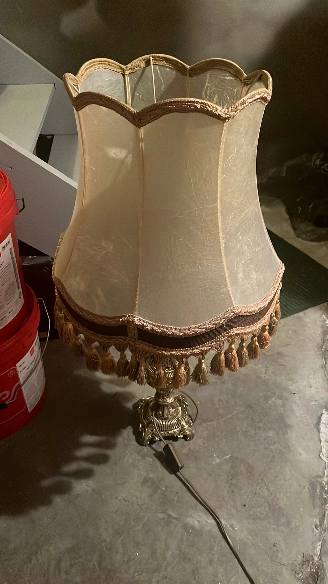 Lamp kandelaar, Antiek en Kunst, Ophalen, Koper of Brons