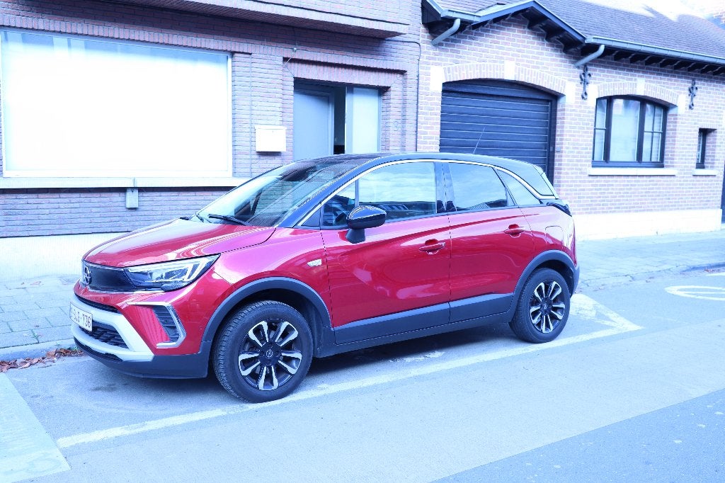 Opel Crossland X Turbo Elegance Automaat, 2021, 44.000 km, Auto's, Automaat, Parkeerassistent, Leder en Stof, 95 kW