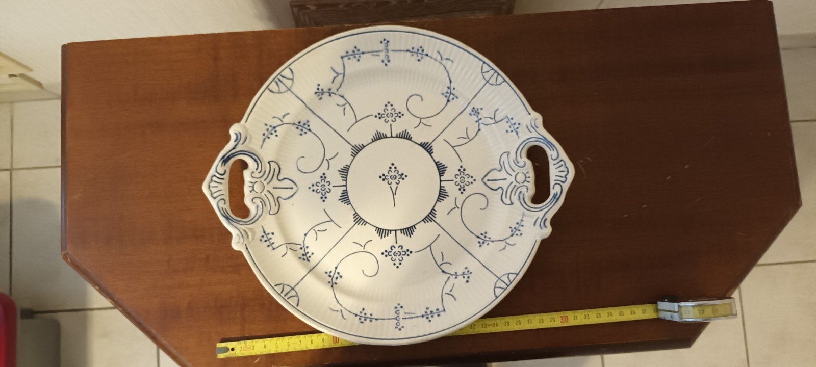 Boch Copenhagen - plat de service 30 cm, Antiquités & Art, Enlèvement ou Envoi