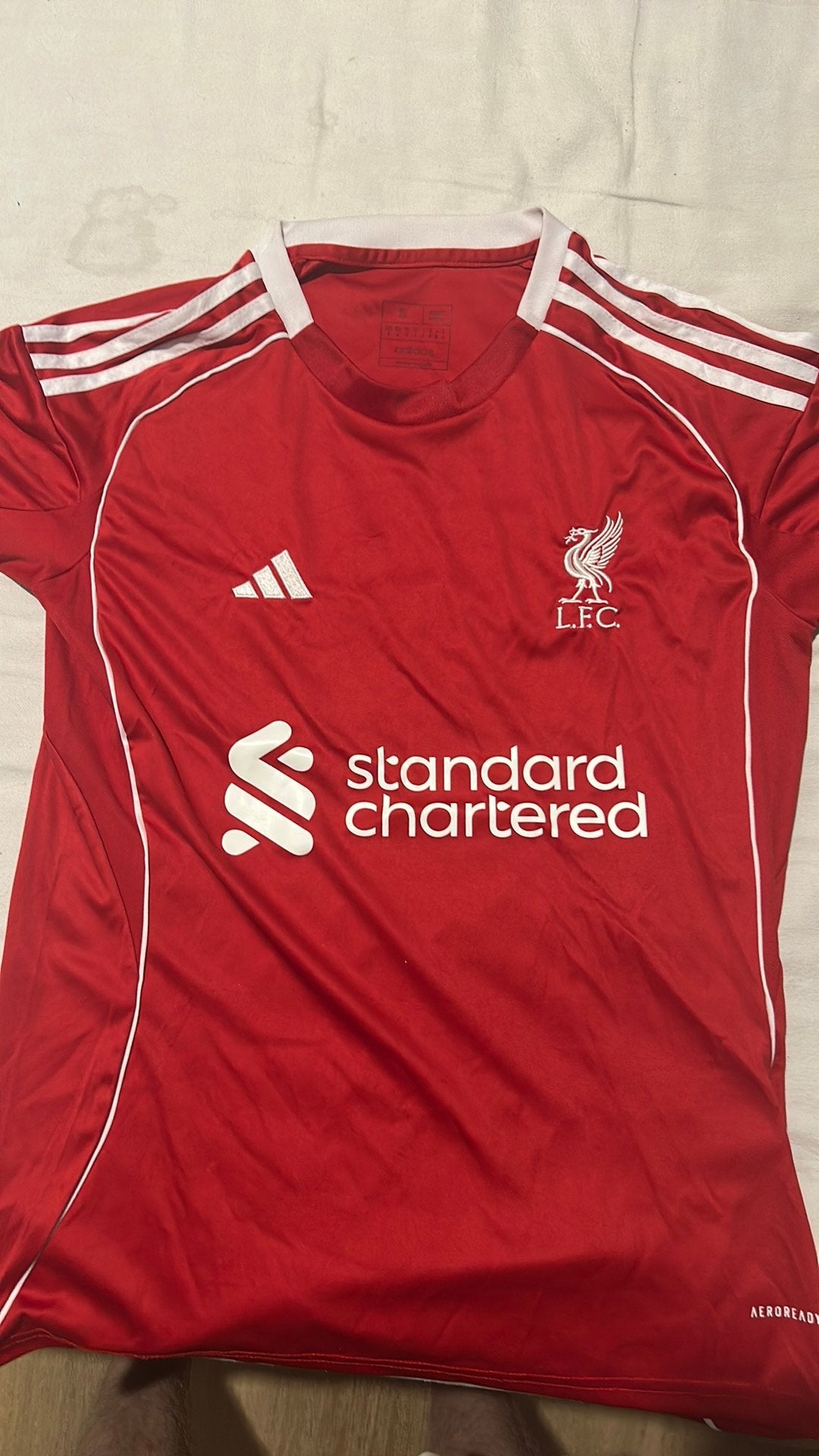 Liverpool truitje Salah, Sport en Fitness, Maat S, Ophalen, Gebruikt, Shirt