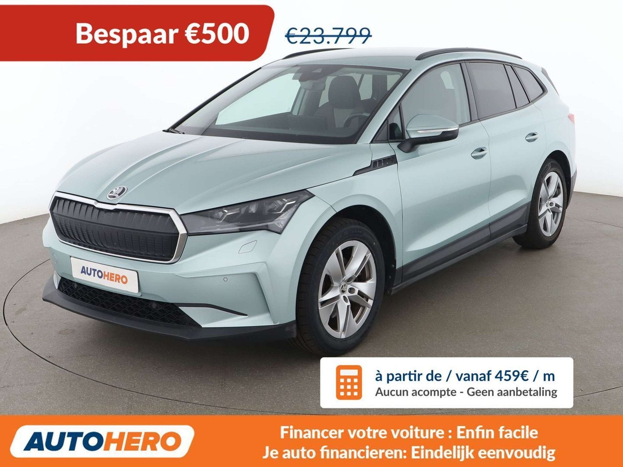 Skoda Enyaq iV 60 Lodge (année de construction 2021), Achat, https://public.car-pass.be/vhr/d24f6c66-6e79-4aaf-9f38-d560fe6744cc