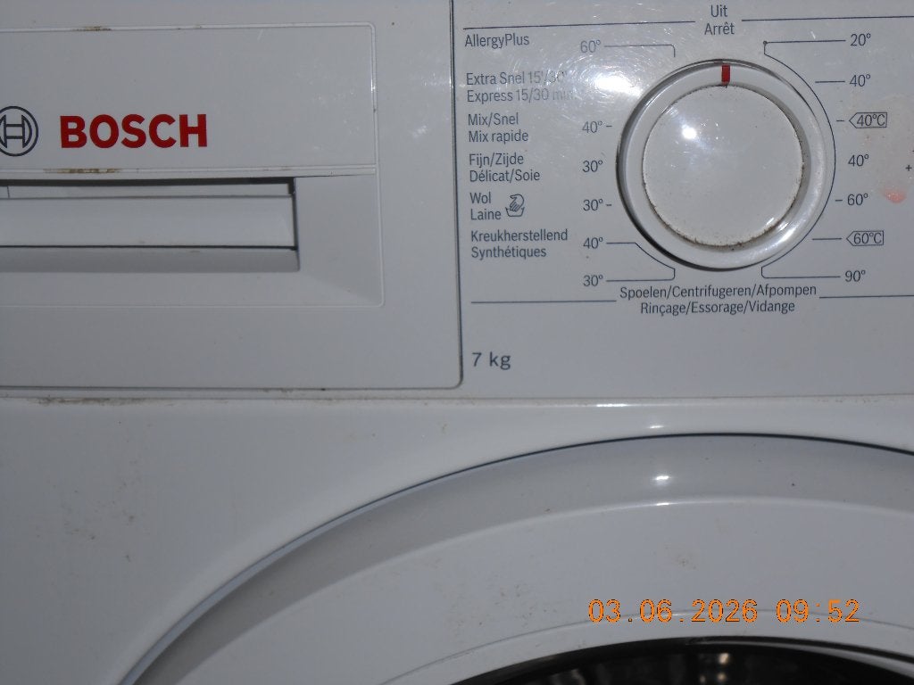 Bosch Wasmachine, Elektronische apparatuur, Wasmachines, Ophalen, Gebruikt, Voorlader, 1200 tot 1600 toeren