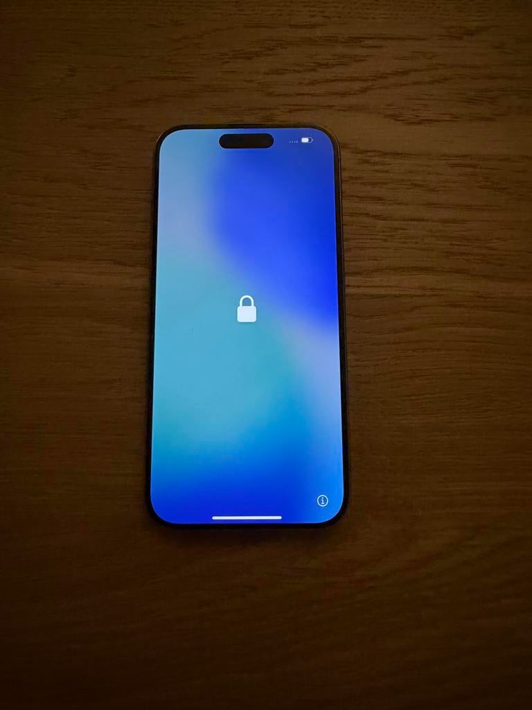 iPhone 15 Pro 1TB - Grijs/Zilver met zwart Apple Hoesje, Télécoms, Téléphonie mobile | Apple iPhone, 86 %, 1 TB, Comme neuf, Enlèvement