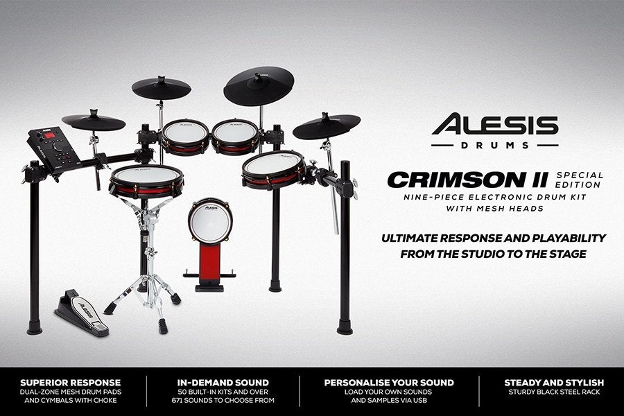 Alesis Crimson II SE Mesh kit, Musique & Instruments, Enlèvement, Comme neuf, Autres marques, Électronique