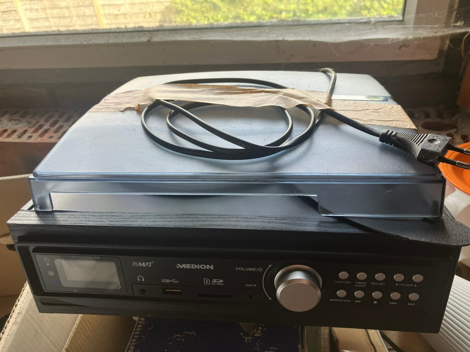 Platenspeler medion, Audio, Tv en Foto, Ophalen, Zo goed als nieuw, Platenspeler