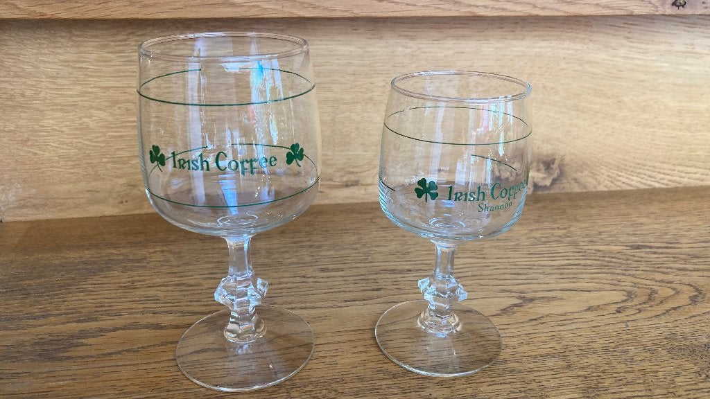 Irish Coffee glazen, Ophalen of Verzenden, Zo goed als nieuw, Overige typen