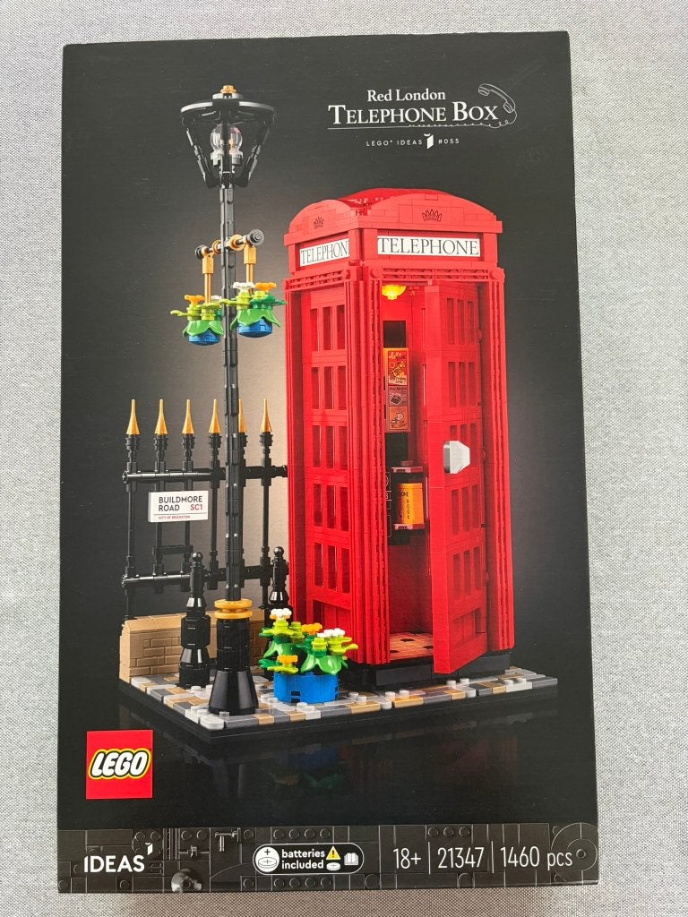 LEGO Ideas Red London Telephone Box (21347), Kinderen en Baby's, Ophalen, Nieuw, Ideas, Complete set