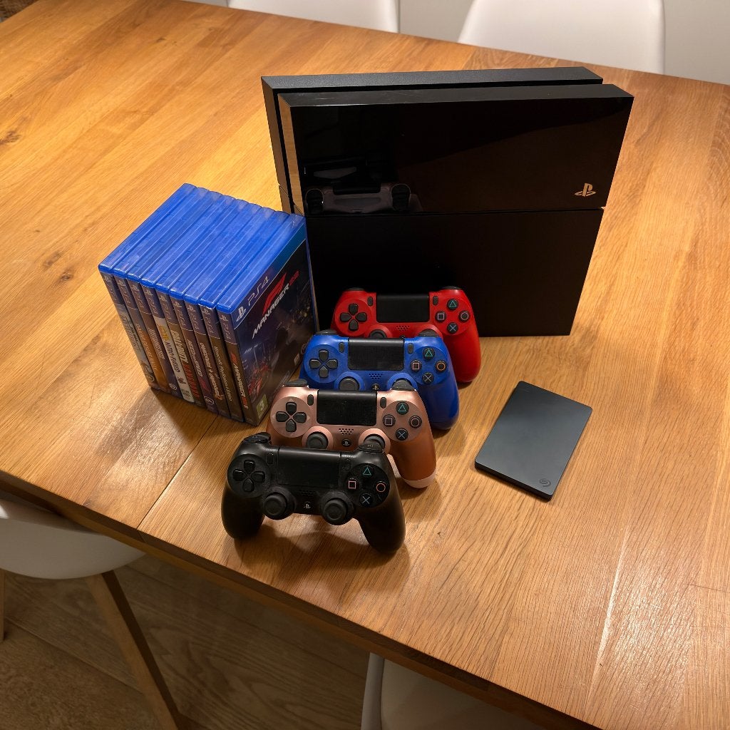 Ps4-500gb + accessoires, Ophalen, Original, 500 GB, Gebruikt