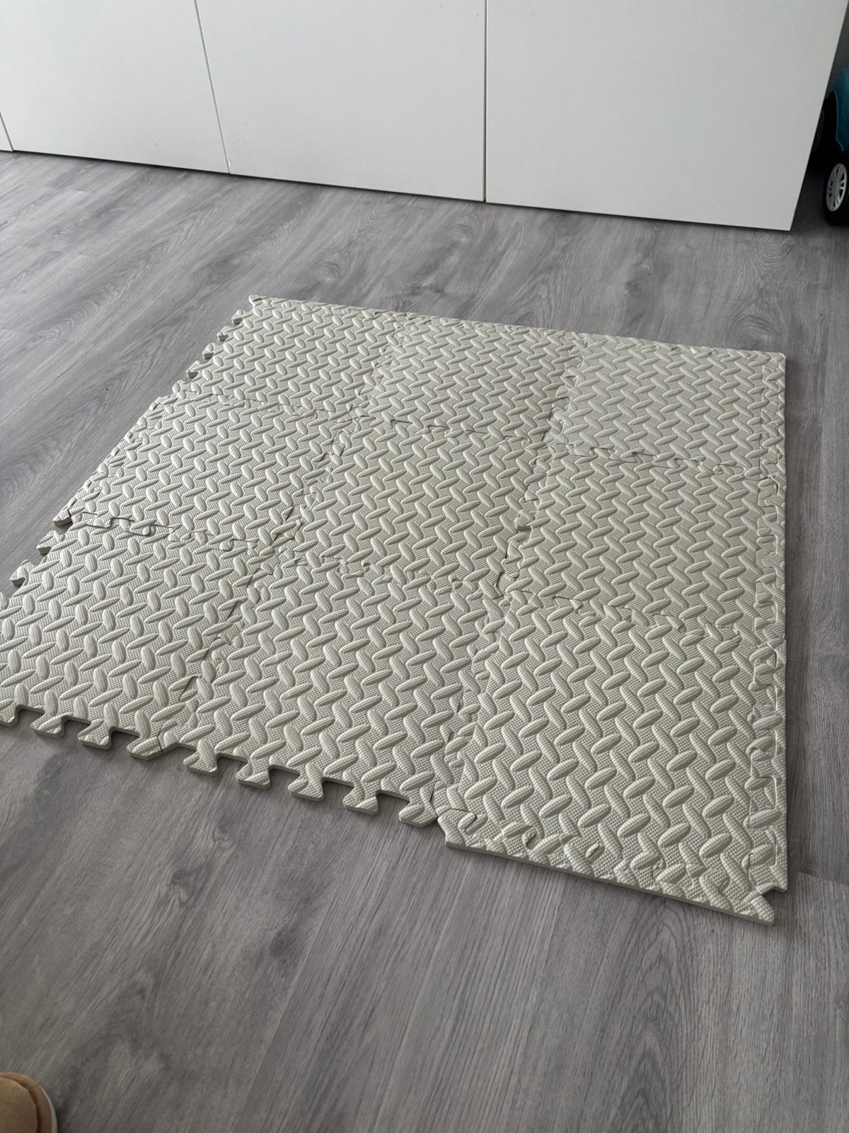 Puzzelmat voor babys (creme), Ophalen, Gebruikt