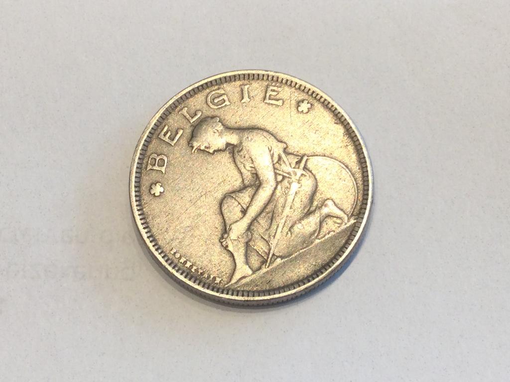 Belgique 2 Frank 1924 Flamand, Enlèvement ou Envoi