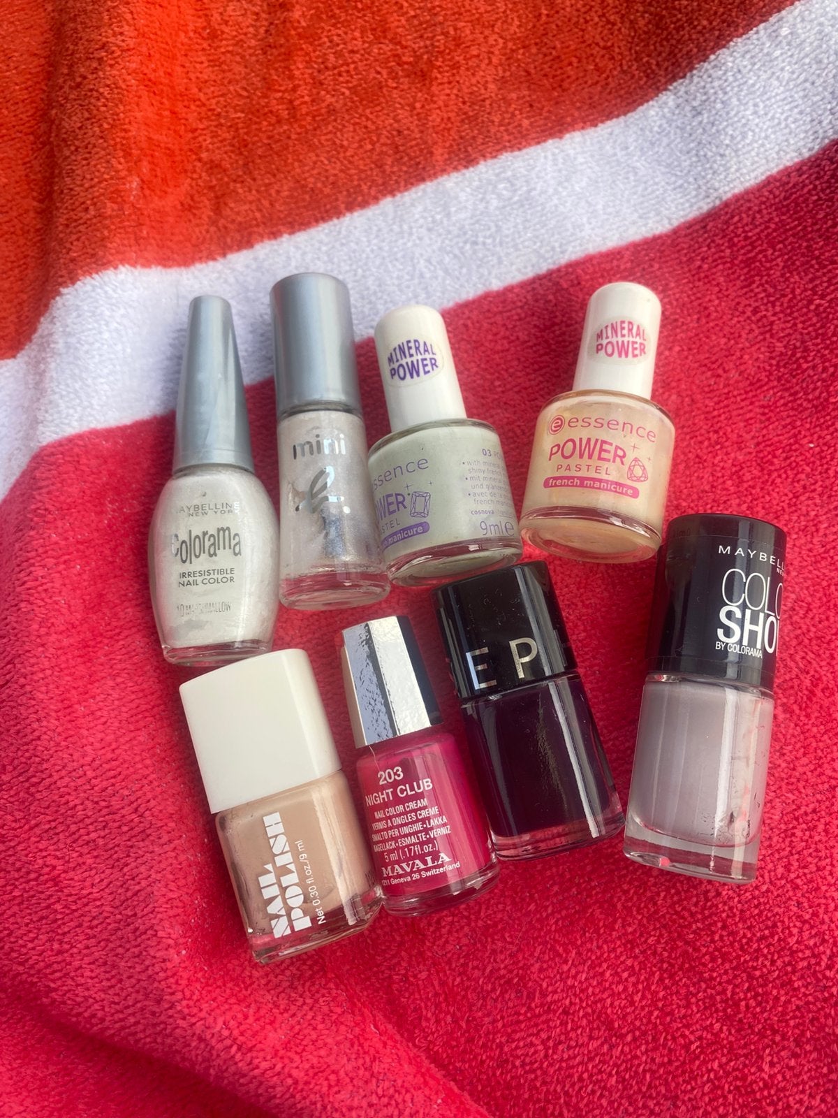 Lot de vernis, Enlèvement ou Envoi, Utilisé, Mains et Ongles, Maquillage