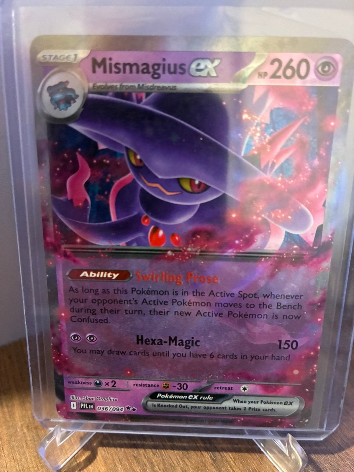 Pokemon mismagius ex phantasmal flames, Ophalen of Verzenden, Zo goed als nieuw, Booster