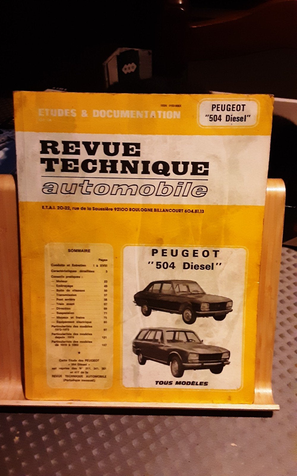 PEUGEOT 504 diesel rta, Enlèvement ou Envoi