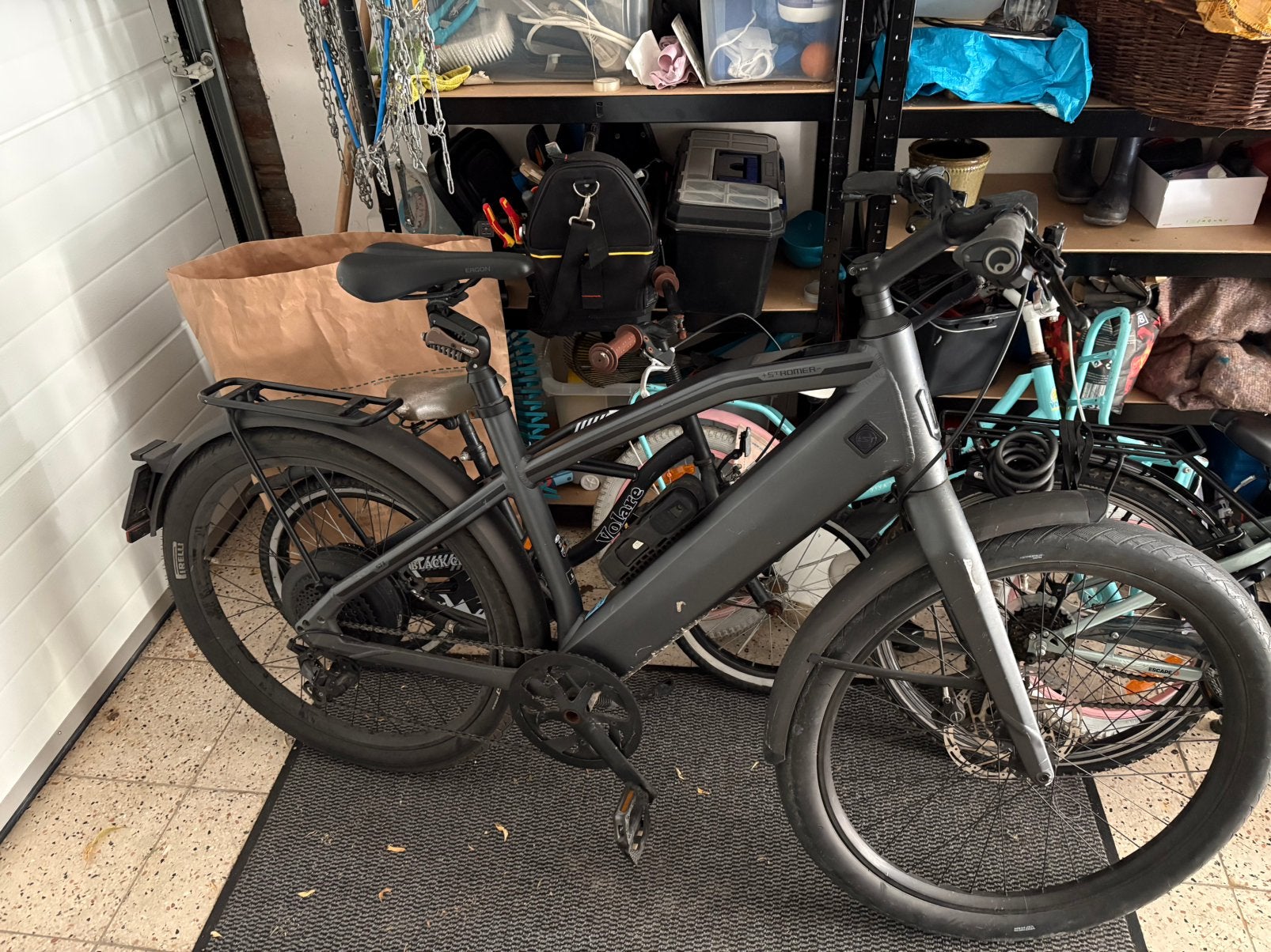 Stromer ST1 dark grey L 983wh verende zdelpen, Fietsen en Brommers, Elektrische fietsen, Ophalen, Gebruikt, 50 km per accu of meer