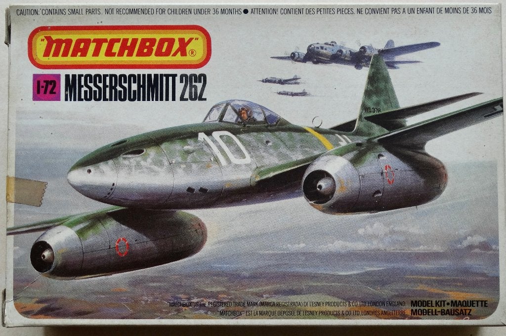 MATCHBOX 1/72 - MESSERSCHMITT 262, Hobby & Loisirs créatifs, Modélisme | Avions & Hélicoptères, Neuf, Autres marques, Enlèvement ou Envoi