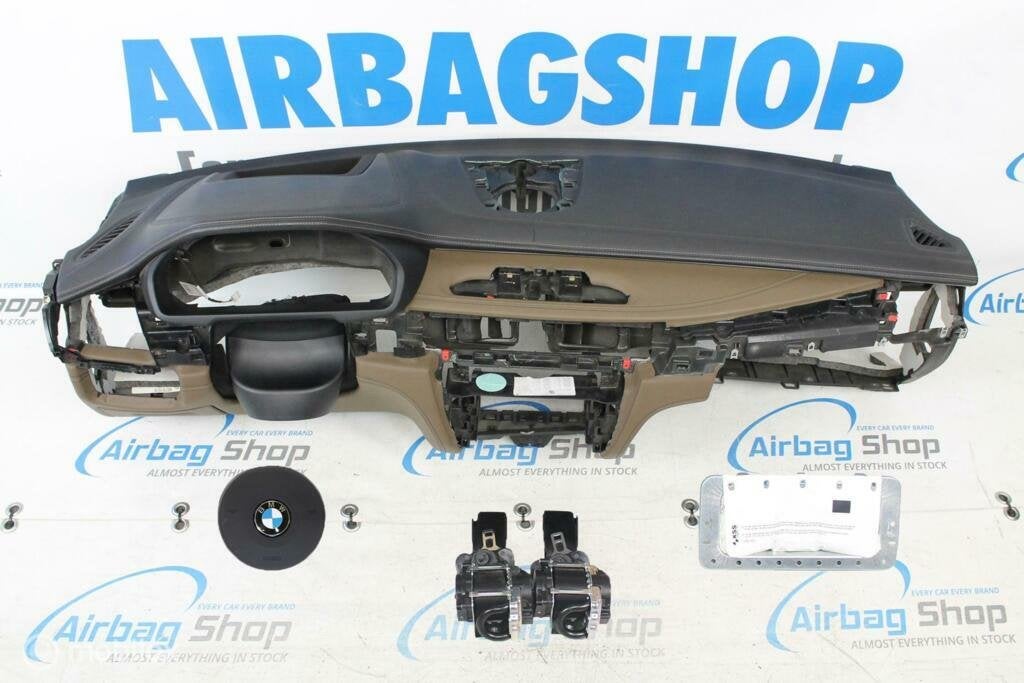 Airbag kit Tableau de bord M noir/brun HUD BMW X5 F15, Autos : Pièces & Accessoires, Enlèvement ou Envoi, Utilisé