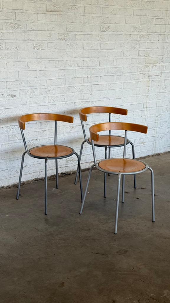 Set de 3 chaises vintage IKEA Korpo, Ophalen