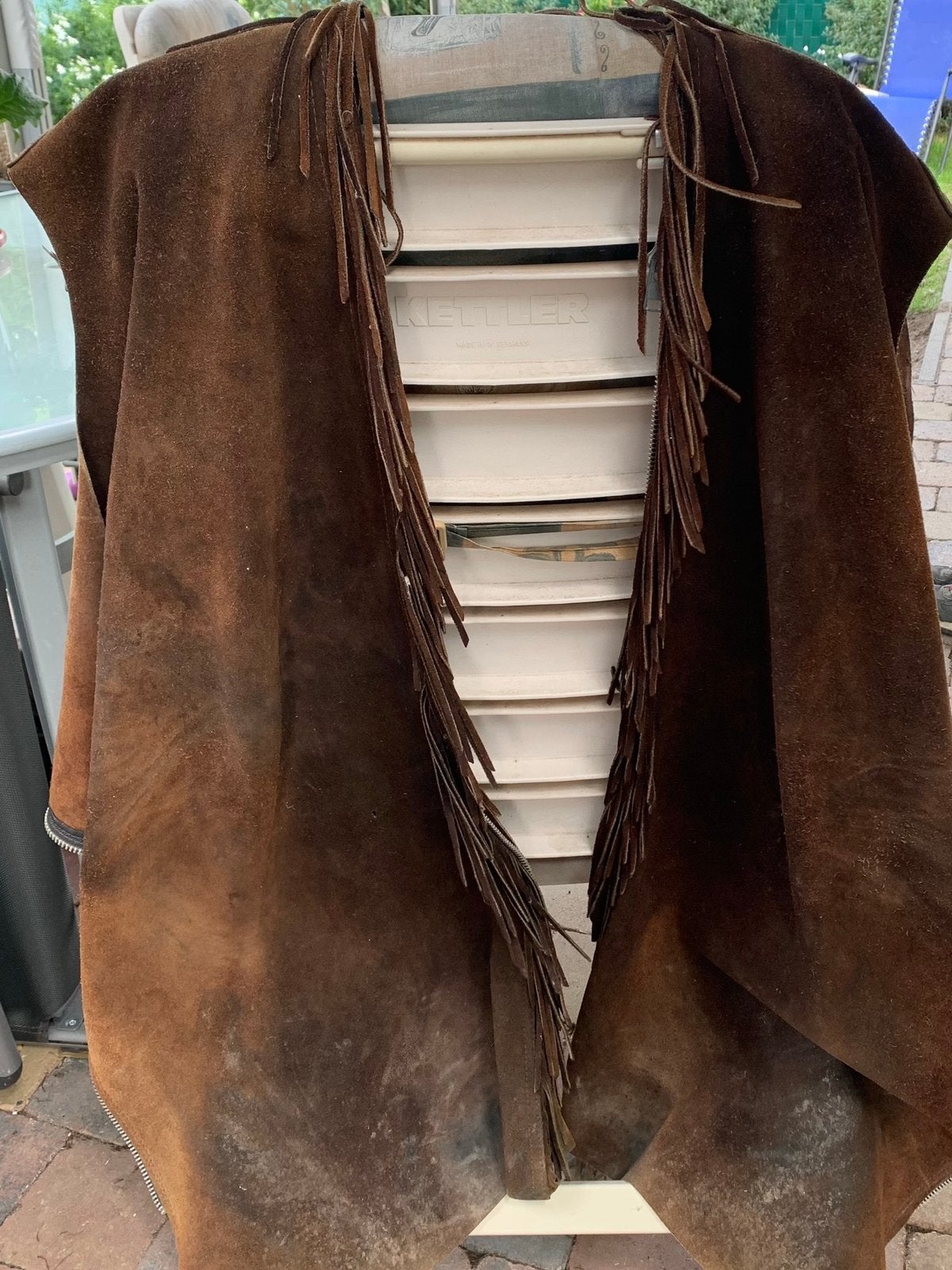Western chaps, Dieren en Toebehoren, Ophalen, Gebruikt, Bruin, L