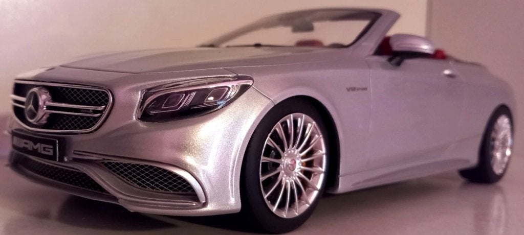 1/18 Mercedes-Benz S65 AMG V12 Cabriolet 2017 GT Spirit, Hobby & Loisirs créatifs, Voitures miniatures | 1:18, Enlèvement ou Envoi
