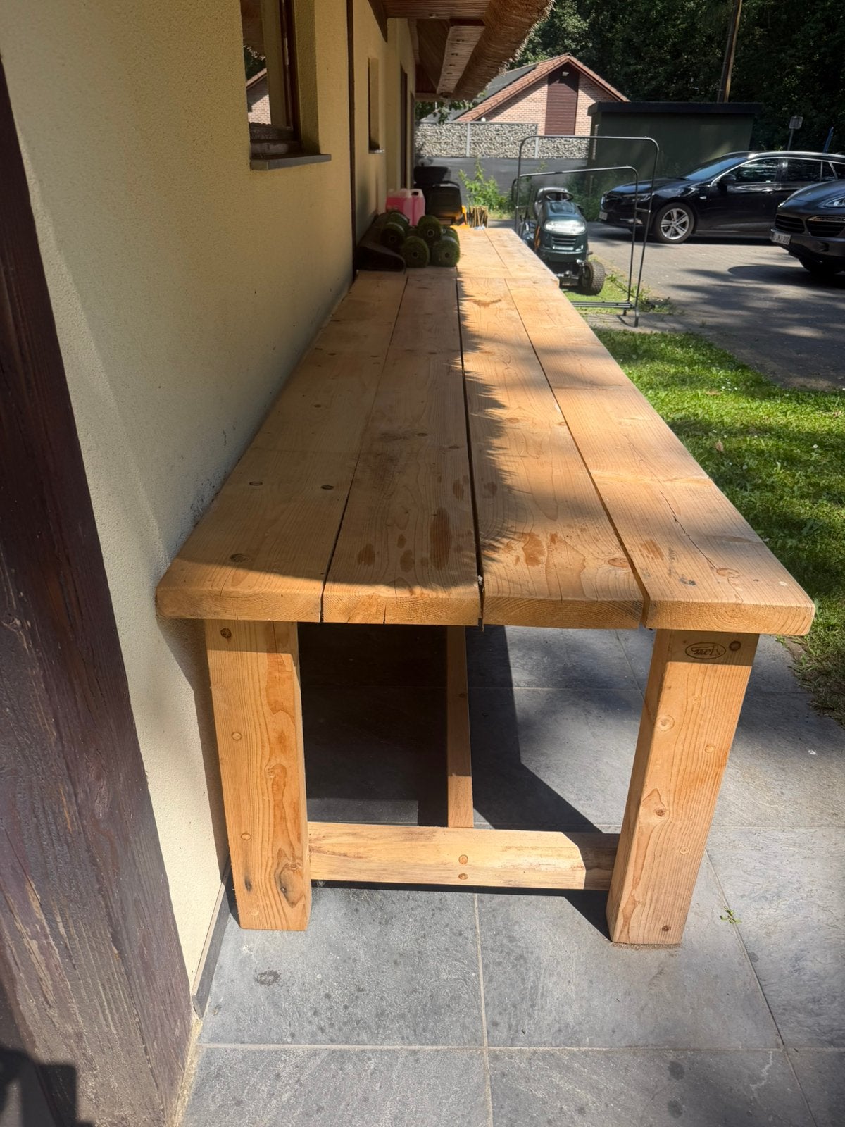 2 tabeles en bois massif jamais utilisé, Enlèvement, Comme neuf, Bois