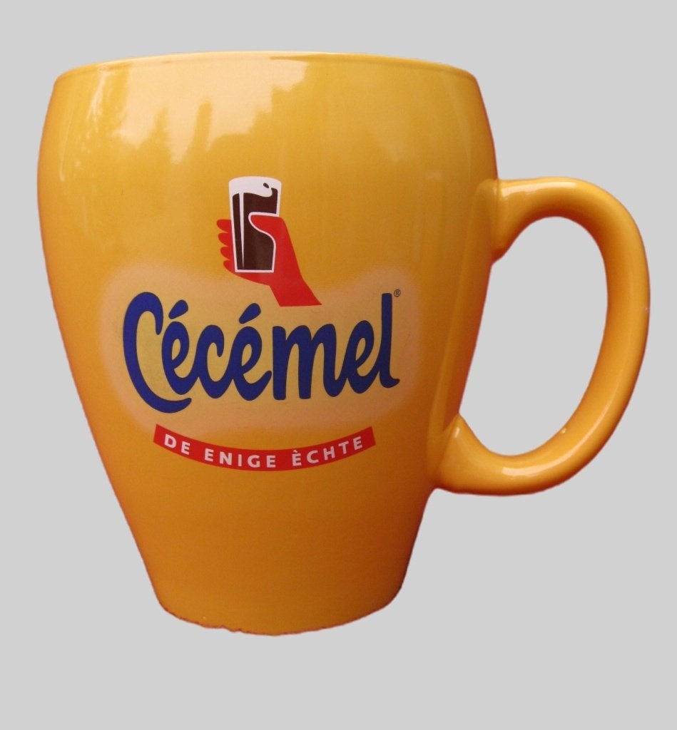 MEGA tas Cecemel reclame mok XXL., Ophalen, Zo goed als nieuw, Reclamebord