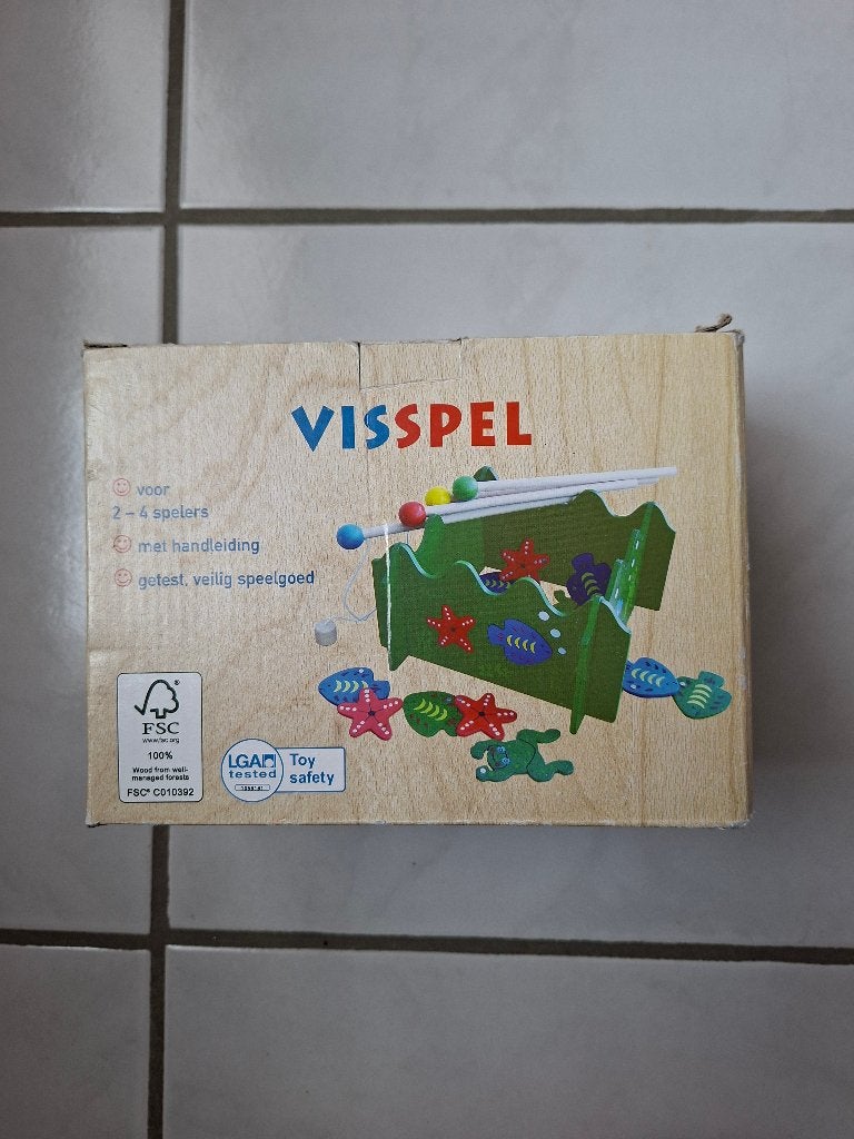 Houten visspel, Ophalen, Zo goed als nieuw, Overige typen