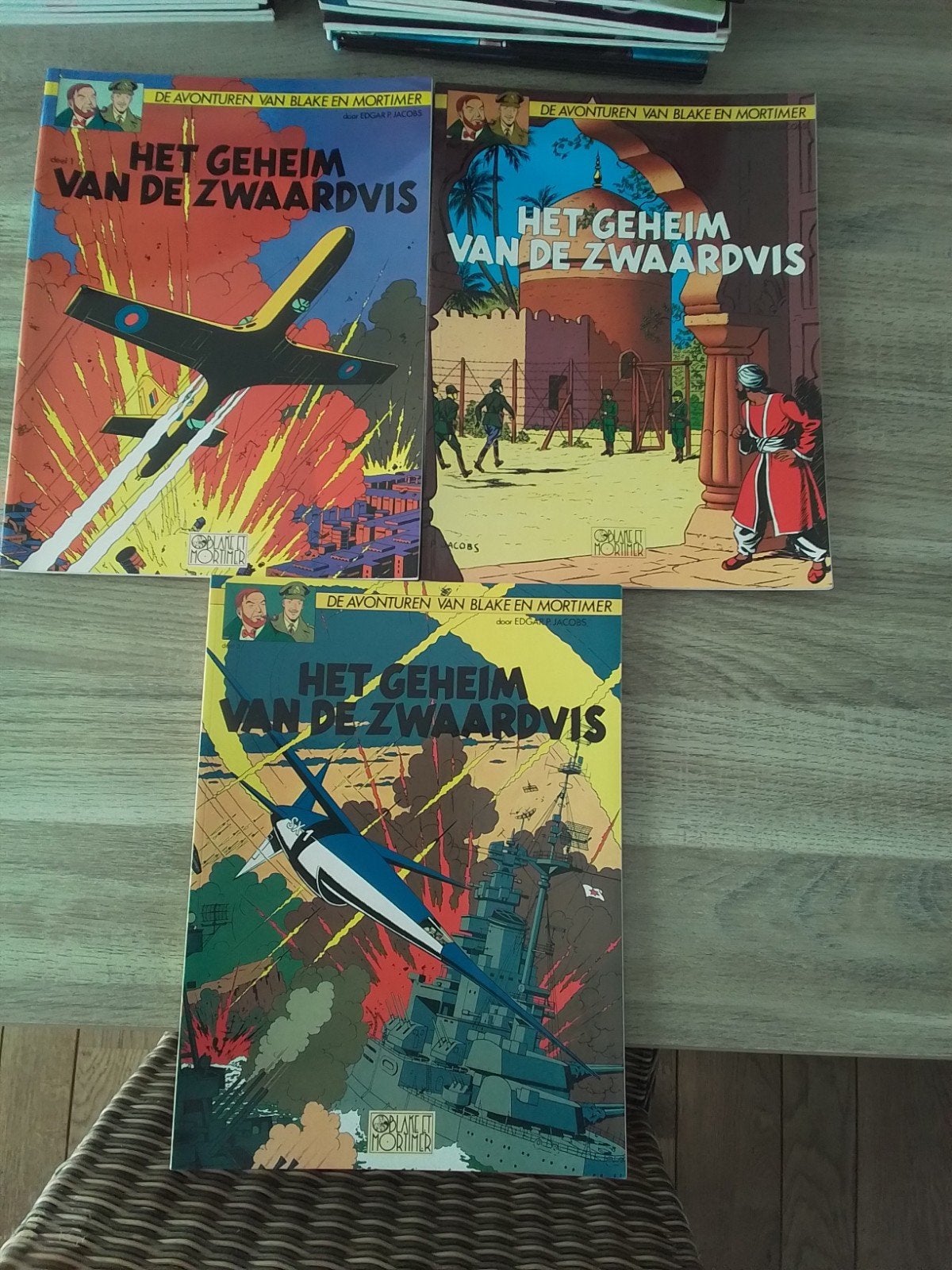Het geheim van de zwaardvis compleet 3 x sc  blake mortimer, Ophalen of Verzenden, Zo goed als nieuw