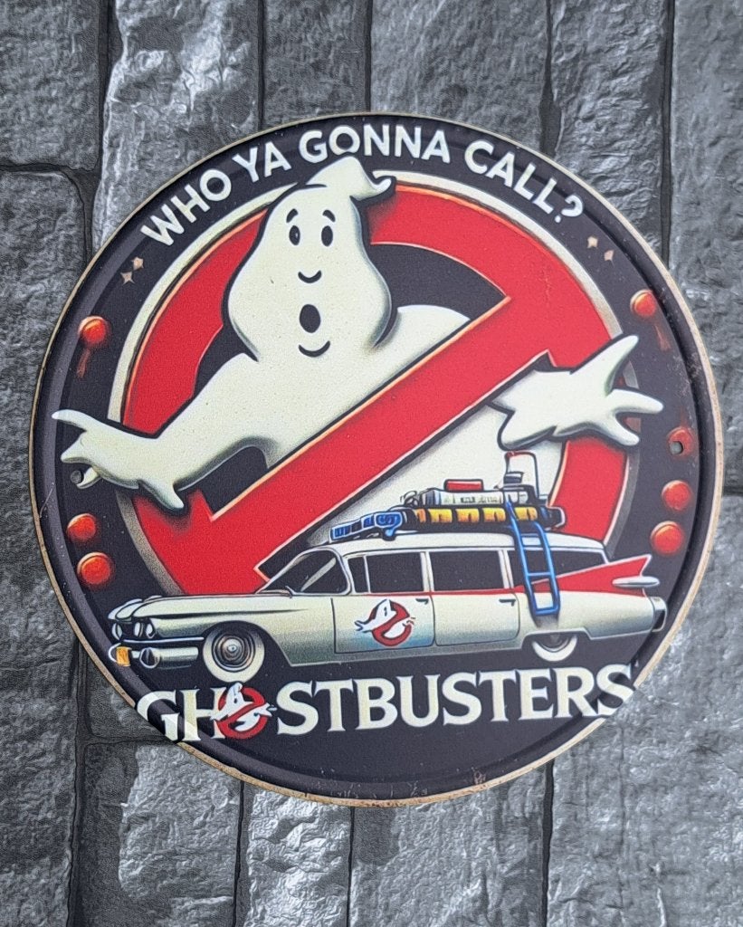 plaque métal de décoration Ghostbusters, Neuf, Autres styles, Enlèvement ou Envoi, 20 cm