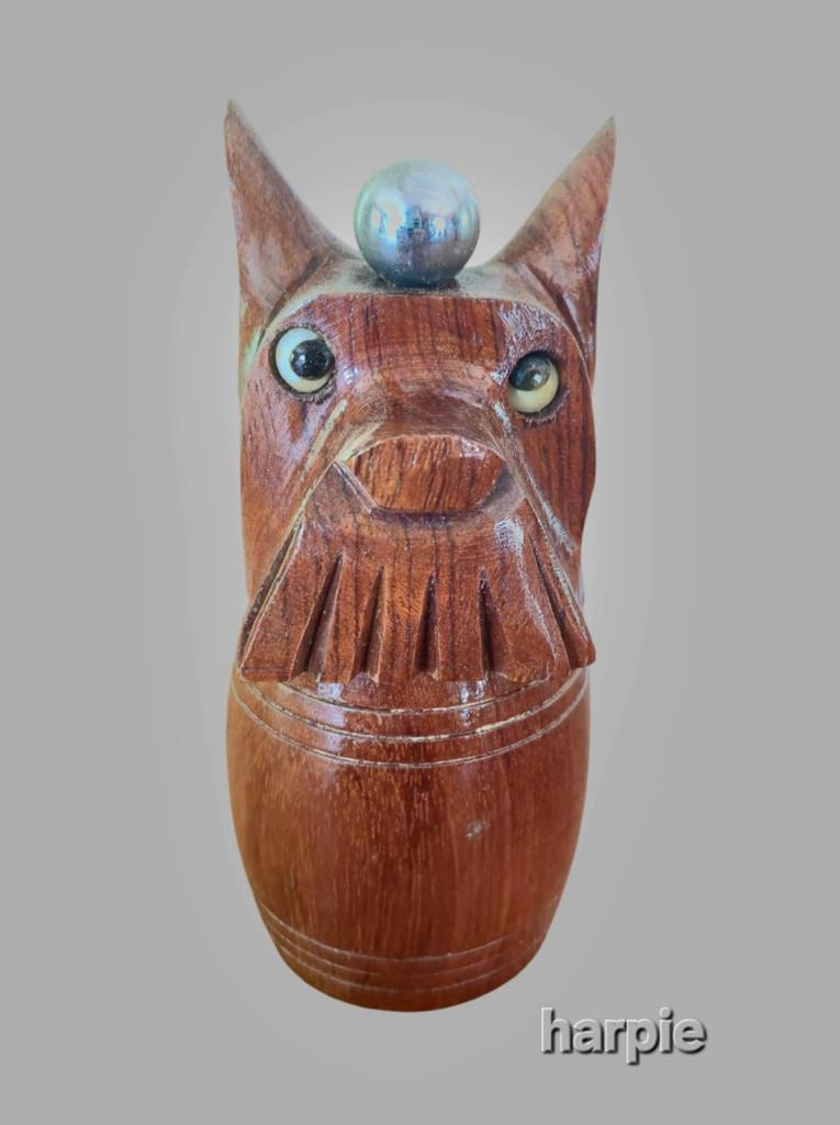 Marlux houten pepermolen voor dieren (Frankrijk), Antiek en Kunst, Ophalen