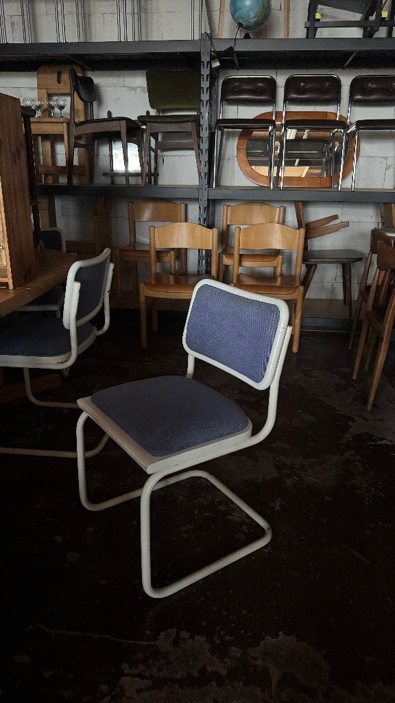 Cesca vintage stoelen set (7) setprijs!, Ophalen, Gebruikt, Vintage, Vijf, Zes of meer stoelen