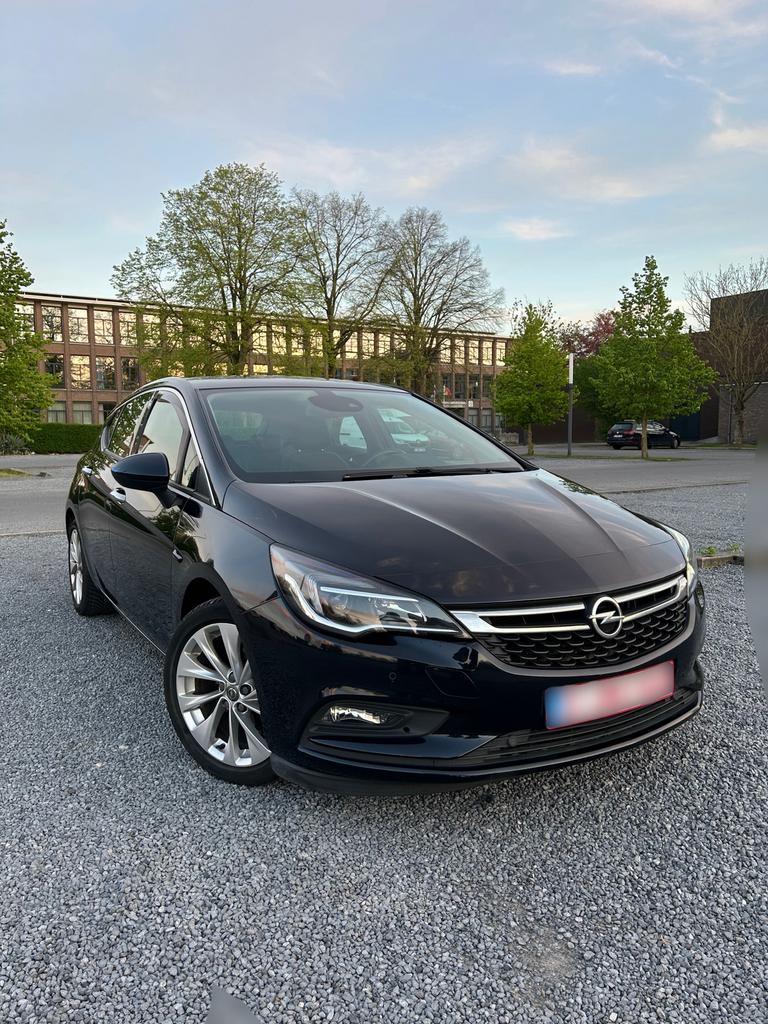 Opel Astra K Innovation 1.0 Turbo - 2018 - TOP uitgerust, Euro 6, Blauw, Leder en Stof, 5 zetels