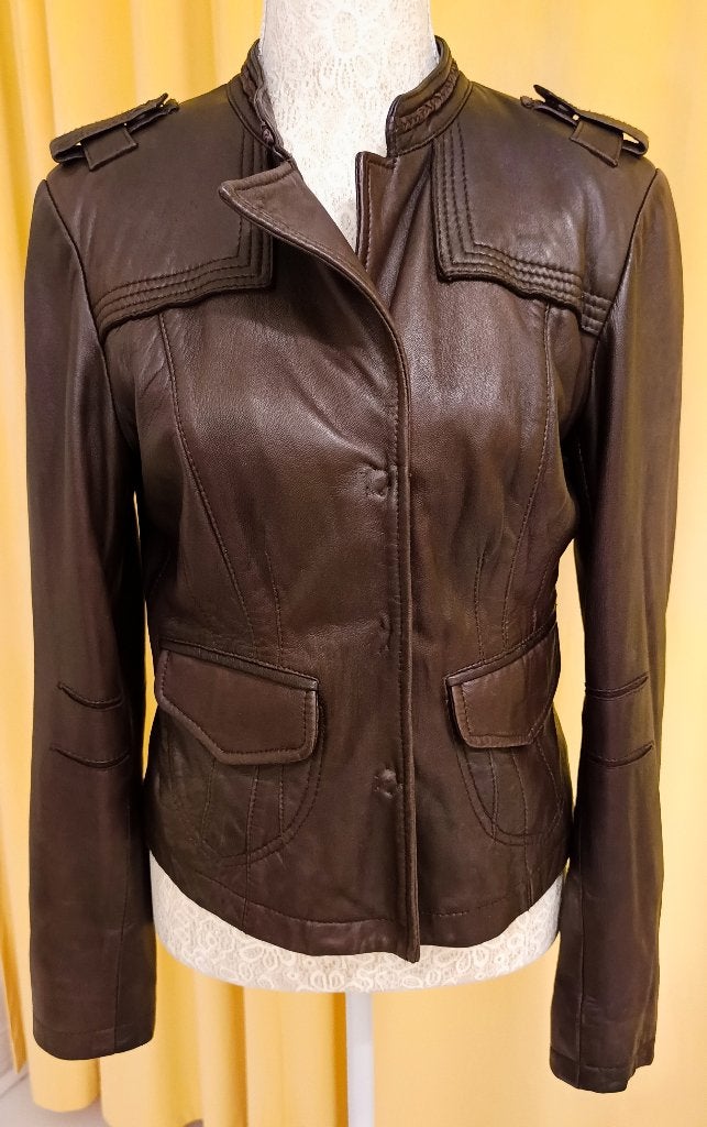Veste en cuir. Taille 38, Vêtements | Femmes, Cuir, Taille 38/40 (M), Enlèvement ou Envoi, Brun