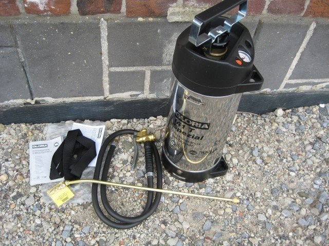Gloria profi RVS druksproeier type 141 T met manometer 6 bar, Tuin en Terras, Ophalen of Verzenden, Nieuw, Handsproeier