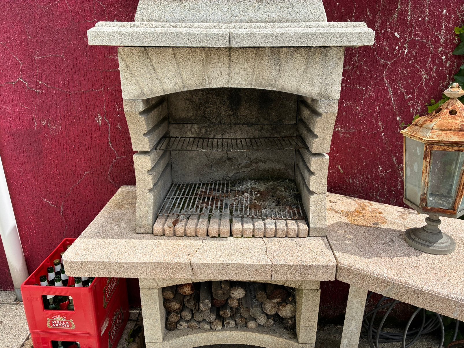 Stenen BBQ Gratis., Ophalen, Gebruikt