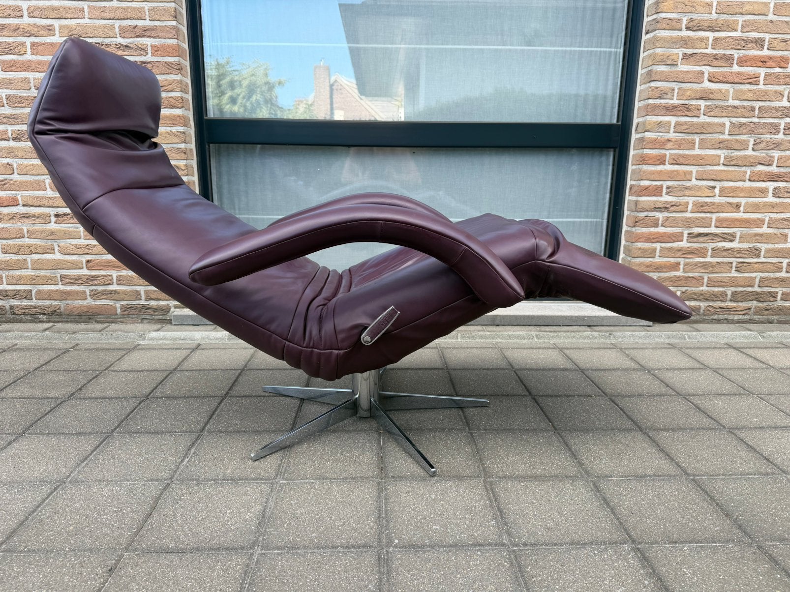 Jori Yoga Medi Monomove relax Lipano Burgundy Verstelb. kop, Ophalen of Verzenden, Durlet leolux rolf benz natuzzi minotti stressless conform hukla
