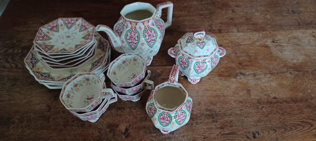 Un service à dessert SARREGUEMINES pour 6 personnes, Antiquités & Art, Enlèvement