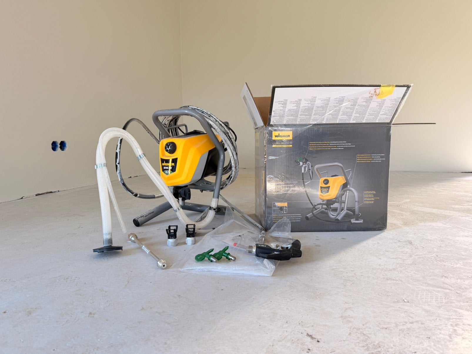 Wagner Control Pro 250M Verfspuit - Zo goed als nieuw, Ophalen of Verzenden, Zo goed als nieuw, Verfspuit of Verfpomp