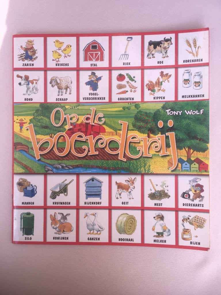 OP DE BOERDERIJ TONY WOLF ZO GOED ALS NIEUW, Enlèvement ou Envoi, Comme neuf