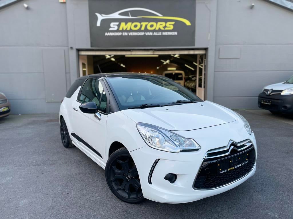 Citroen DS3 1.6i | Gps | Airco | Leder | Keuring+Carpass |, Auto's, Citroën, Euro 5, Wit, Leder, Bedrijf