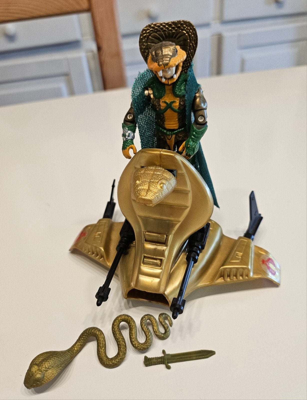 Gi Joe Cobra Serpentor - Hasbro 1986, Collections, Enlèvement ou Envoi