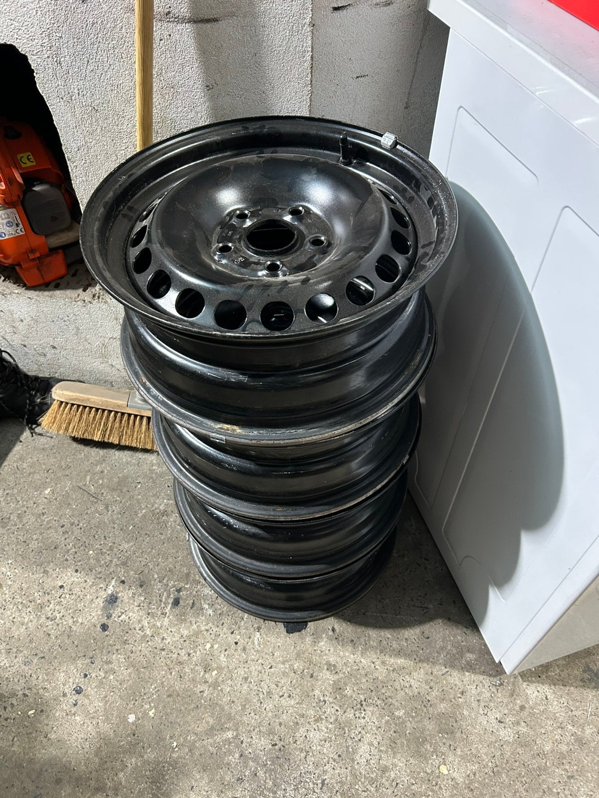 Stalen velgen 6 stuks, Enlèvement