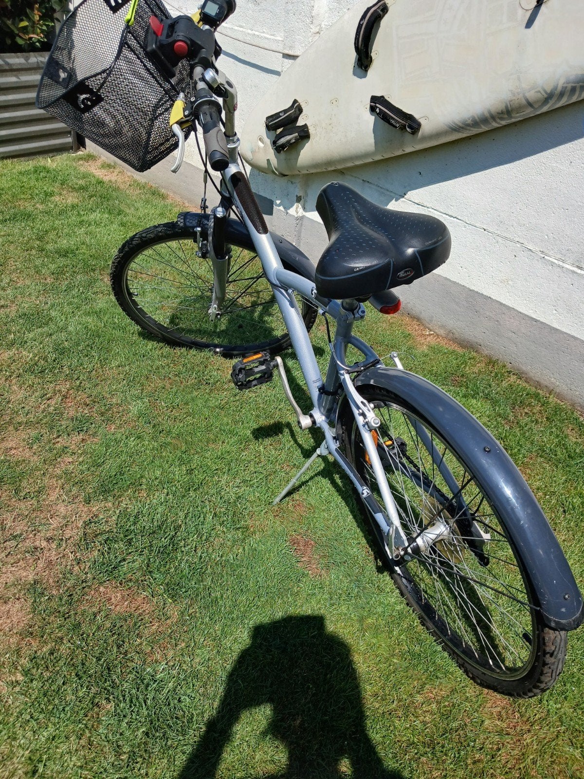 Dames fiets, Ophalen