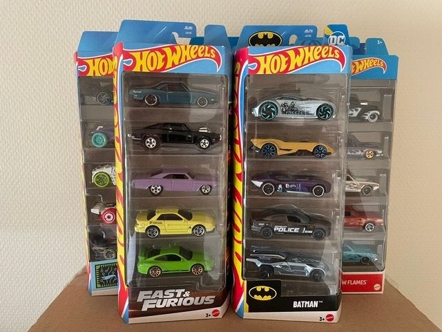 Lot 17x 5-Pack Nieuw | F1, Fast & Furious, Batman, ect, Kinderen en Baby's, Speelgoed |Speelgoedvoertuigen, Nieuw, Ophalen of Verzenden