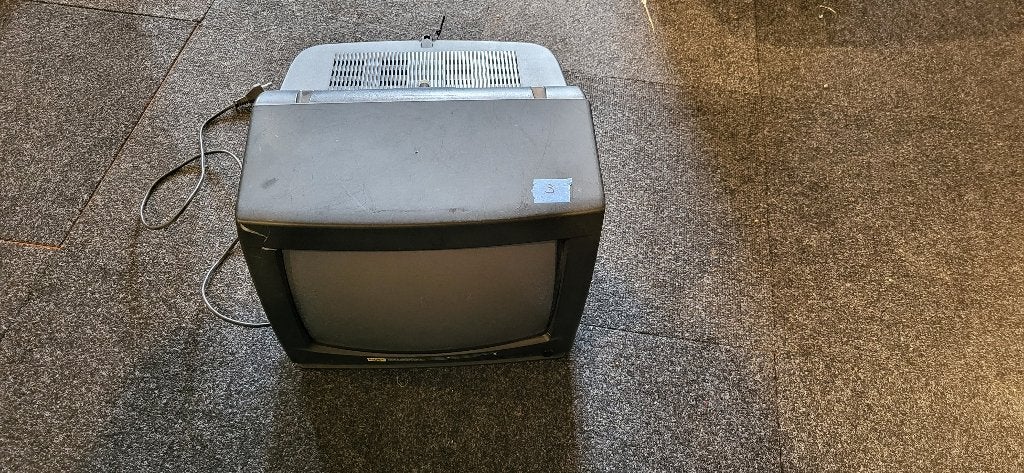 retro TV analoog Sanyo 3, Verzamelen, Ophalen, Audio en Video