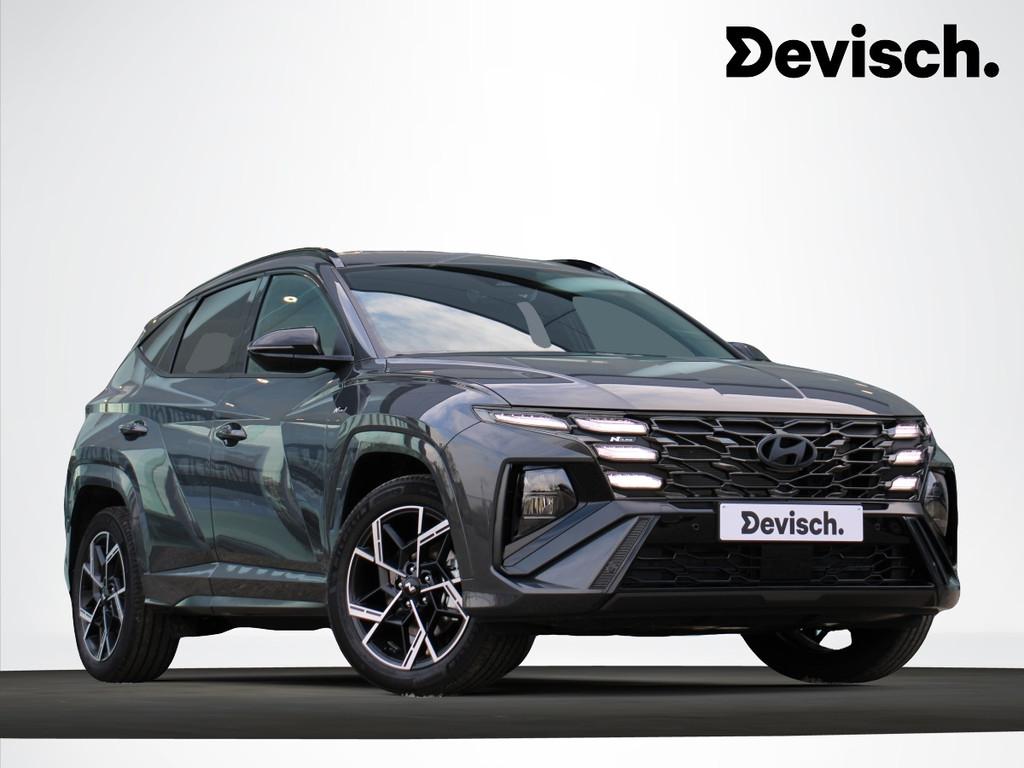 Hyundai Tucson HEV 1.6T Feel N-Line Autom *WIRELESS APPLE/AN, 239 pk, 176 kW, Zwart, Adaptive Cruise Control