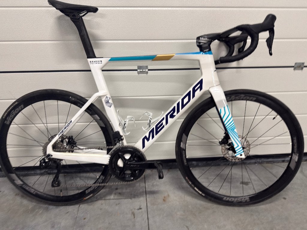 Merida Reacto 5000 2025 (58), Fietsen en Brommers, Carbon, Zo goed als nieuw, 57 tot 61 cm, Schijfrem