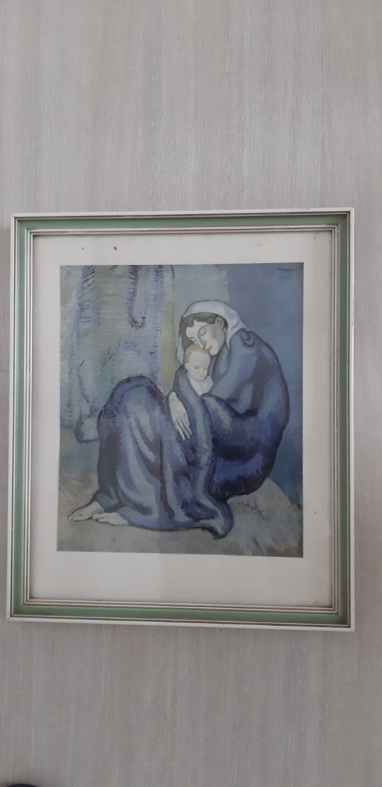 Kader Picasso 'Mere et enfant'., Ophalen of Verzenden