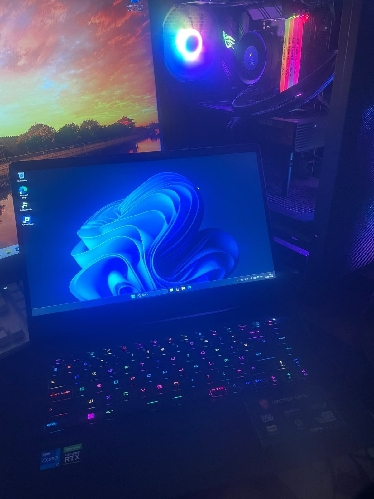 MSI vector gp66 rtx 3080 i7-12700h | 15.6" | garantie tot ei, Ophalen of Verzenden, SSD